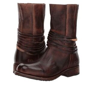 Bed Stu Rampton Cobbler Series Brown Leather Mid Calf Boots NIB $338